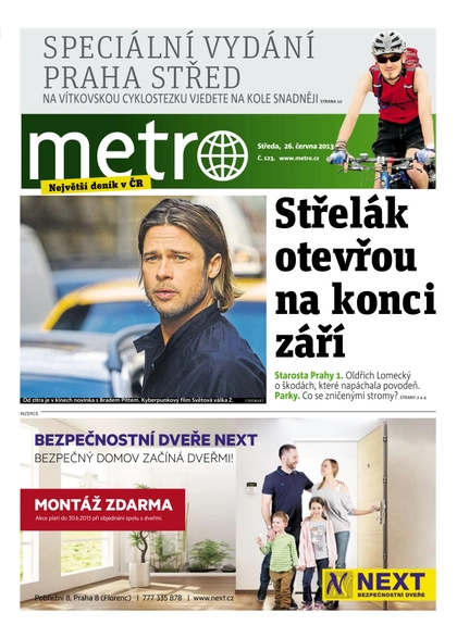 E-magazín Pražká 1a2a3 - červen 2013 - deník METRO