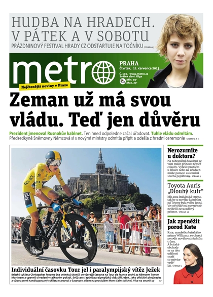 E-magazín METRO 11.7.2013 - deník METRO