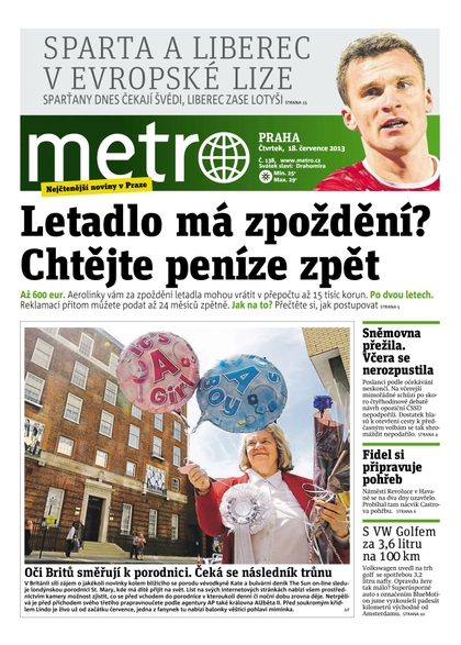 E-magazín METRO 18.7.2013 - deník METRO