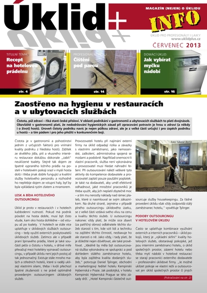 E-magazín Úklid plus [INFO] červenec 2013 - Vydavatelství MAC
