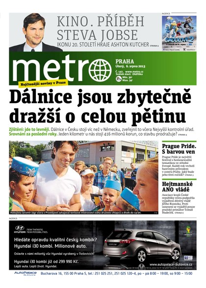 E-magazín METRO 6.8.2013 - deník METRO