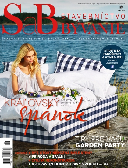 E-magazín SaB - Stavebníctvo a bývanie - September 2013 - MEDIA/ST s.r.o.