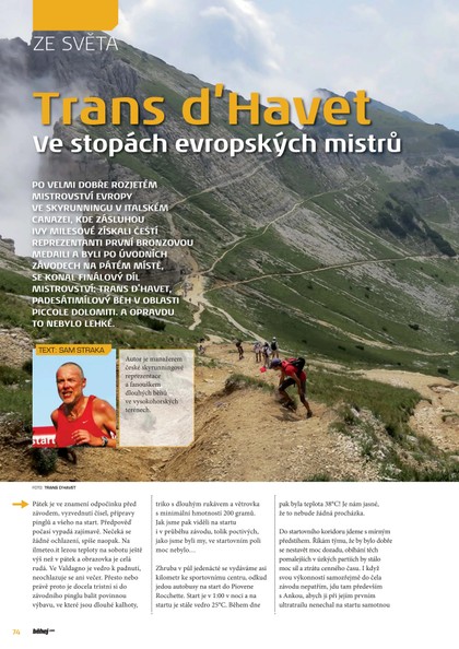 E-magazín Trans d’Havet Ve stopách evropských mistrů - Behej.com, s.r.o.