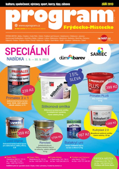 E-magazín Program FM 9-2013 - NAKLADATELSTVÍ MISE, s.r.o.