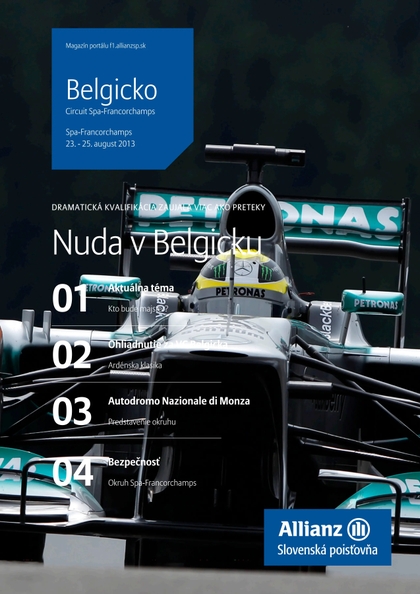 E-magazín Magazín F1 9/2013 - Allianz - Slovenská poisťovňa, a.s.
