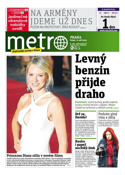 E-magazín METRO 6.9.2013 - deník METRO