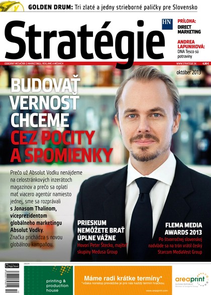E-magazín Stratégie 10/2013 - MAFRA Slovakia, a.s.