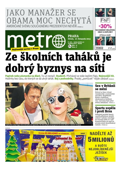 E-magazín METRO 27.11.2013 - deník METRO