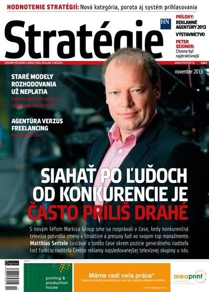 E-magazín Stratégie 11/2013 - MAFRA Slovakia, a.s.