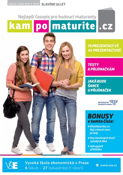 E-magazín KamPoMaturitě.CZ leden 2014 - AMOS – KamPoMaturite.cz, s.r.o.