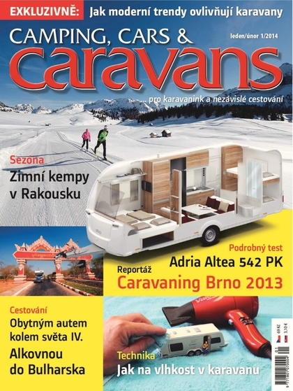E-magazín Camping, Cars &amp; Caravans 1/2014 - NAKLADATELSTVÍ MISE, s.r.o.