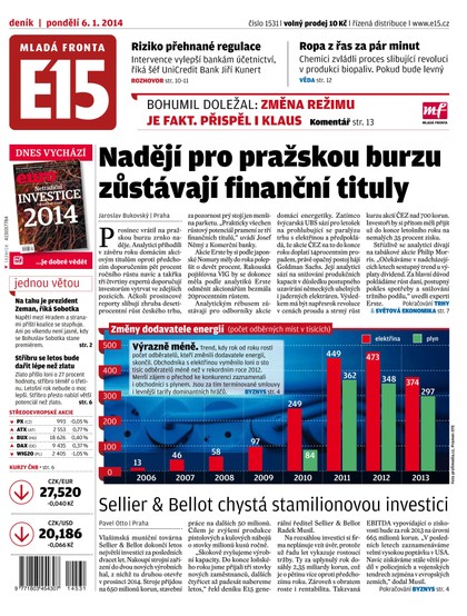 E-magazín E15 6.1.2014 - Czech Media Invest