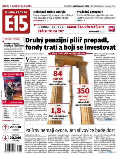 E-magazín E15 3.2.2014 - Czech Media Invest