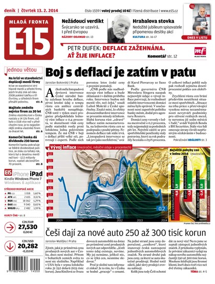 E-magazín E15 13.2.2014 - Czech Media Invest