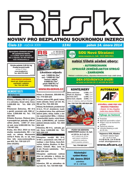 E-magazín Risk 13/2014 - Risk