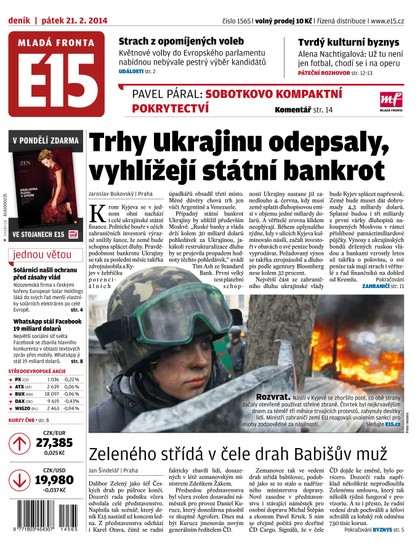 E-magazín E15 21.2.2014 - Czech Media Invest
