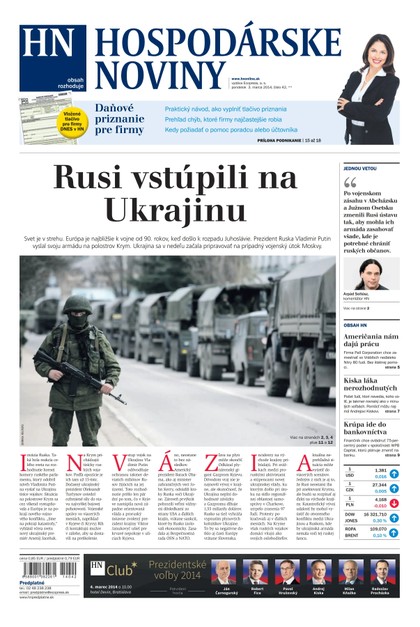 E-magazín Hospodárske noviny 03.03.2014 - MAFRA Slovakia, a.s.