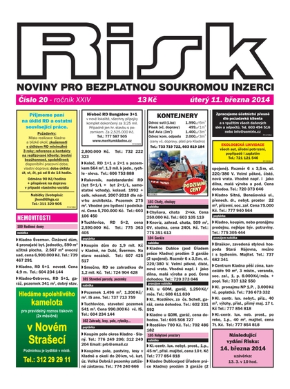 E-magazín Risk 20/2014 - Risk