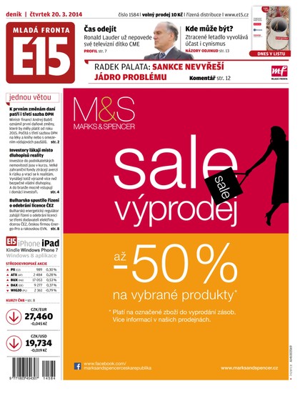 E-magazín E15 20.3.2014 - Czech Media Invest
