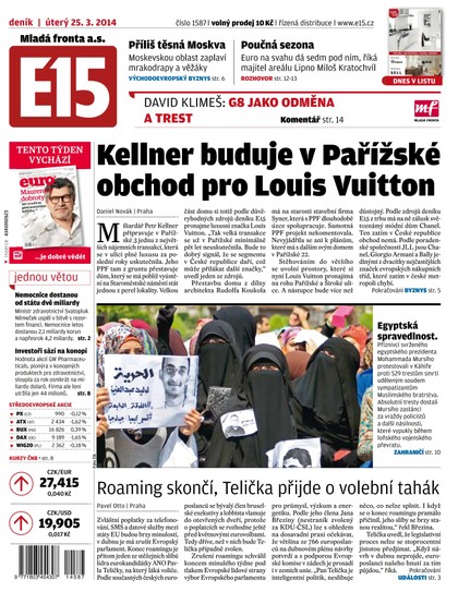 E-magazín E15 25.3.2014 - Czech Media Invest