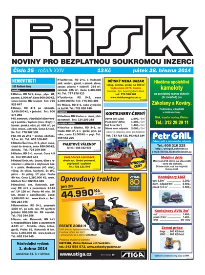 E-magazín Risk 25/2014 - Risk