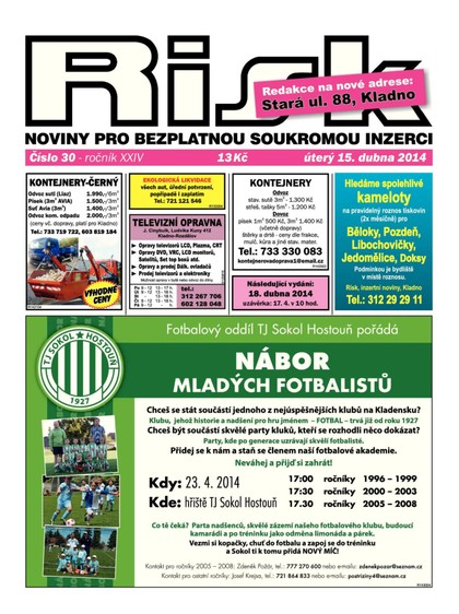 E-magazín Risk 30/2014 - Risk
