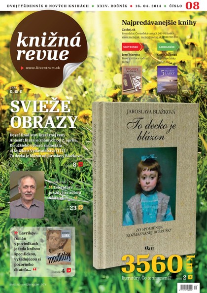 E-magazín Knižná revue 8/2014 - Literárne informačné centrum