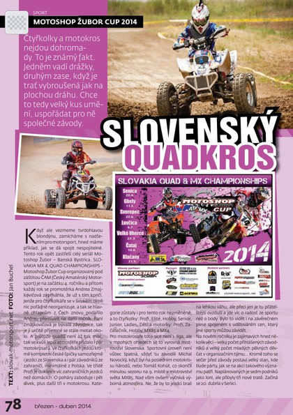 E-magazín Slovenský Quadkros - OR MEDIA s.r.o. 