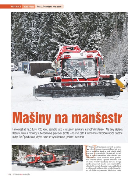 E-magazín Jízda s Pisten Bully 600 - OR MEDIA s.r.o. 