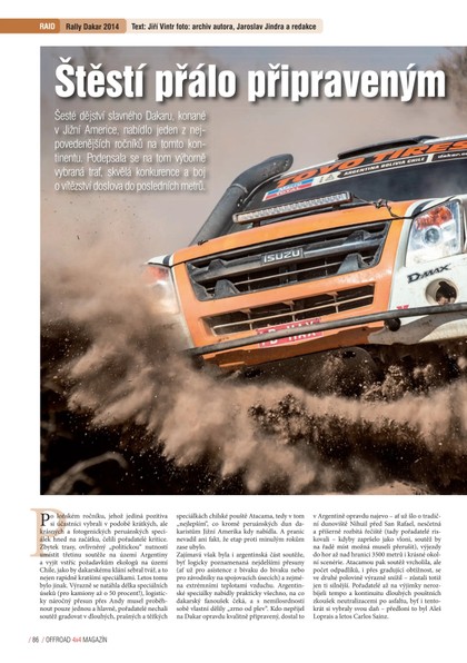 E-magazín Shrnutí Rally Dakar 2014 - OR MEDIA s.r.o. 