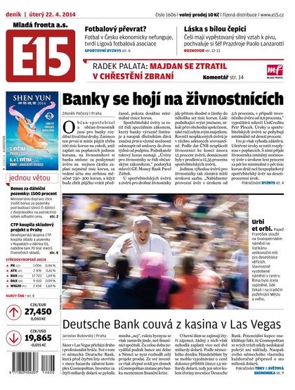 E-magazín E15 22.4.2014 - Czech Media Invest