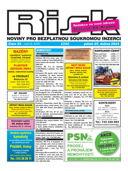 E-magazín Risk 33/2014 - Risk