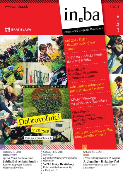 E-magazín In.ba 5/2011 - Redakcia magazínu in.ba, Oddelenie marketingu a vzťahov s verejnosťou Kancelária primátora Hlavného mesta SR Bratislava
