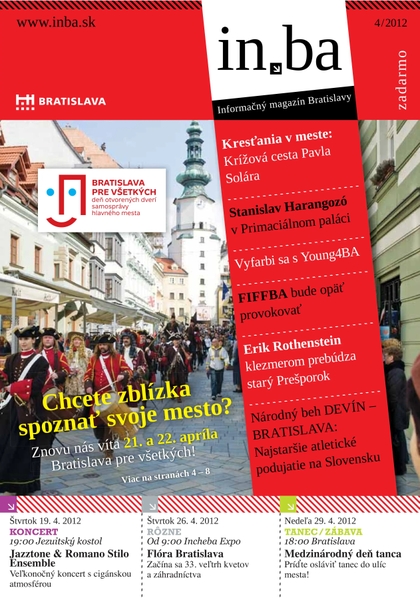 E-magazín In.ba 4/2012 - Redakcia magazínu in.ba, Oddelenie marketingu a vzťahov s verejnosťou Kancelária primátora Hlavného mesta SR Bratislava