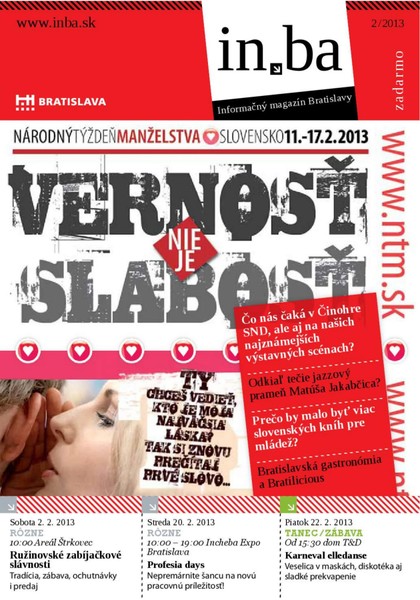 E-magazín In.ba 2/2013 - Redakcia magazínu in.ba, Oddelenie marketingu a vzťahov s verejnosťou Kancelária primátora Hlavného mesta SR Bratislava