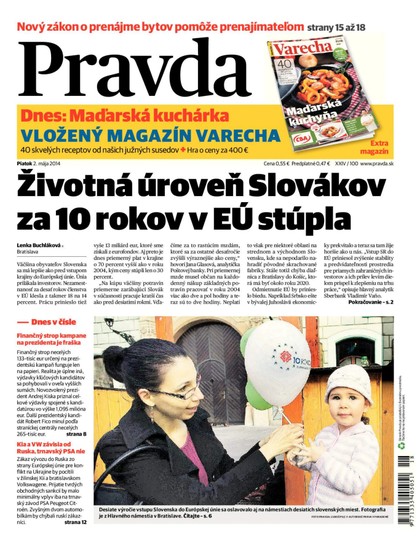 E-magazín Denník Pravda 2. 5. 2014 - OUR MEDIA SR a. s.