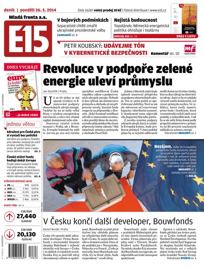 E-magazín E15 25.5.2014 - Czech Media Invest
