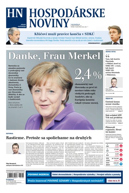 E-magazín Hospodárske noviny 05.06.2014 - MAFRA Slovakia, a.s.