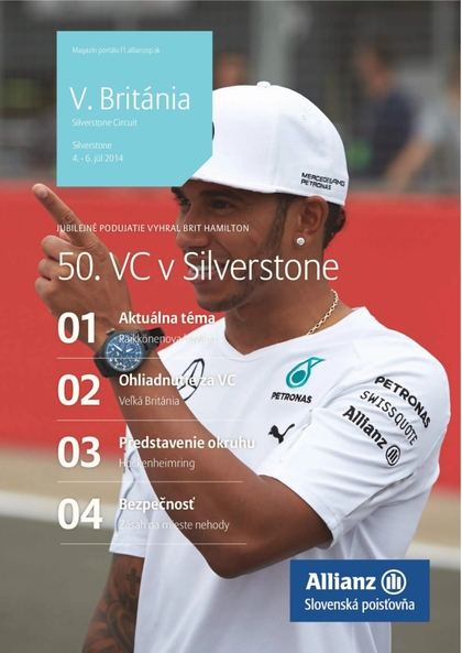 E-magazín Magazín F1 09/2014 - Allianz - Slovenská poisťovňa, a.s.