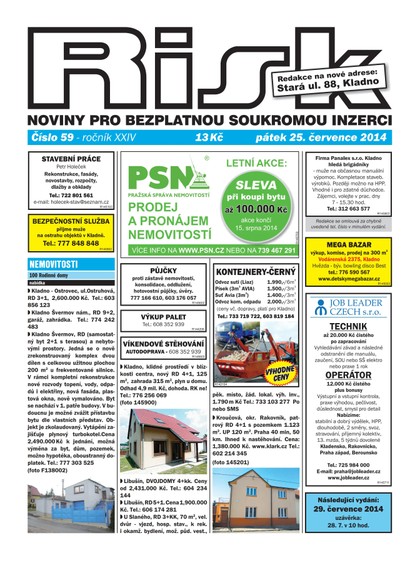E-magazín Risk 59/2014 - Risk
