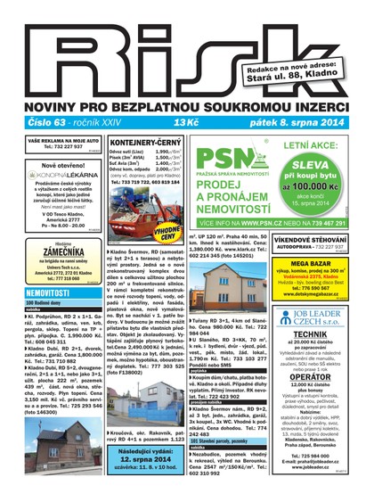 E-magazín Risk 63/2014 - Risk