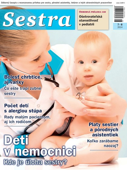 E-magazín Sestra 7-8/2014 - MAFRA Slovakia, a.s.