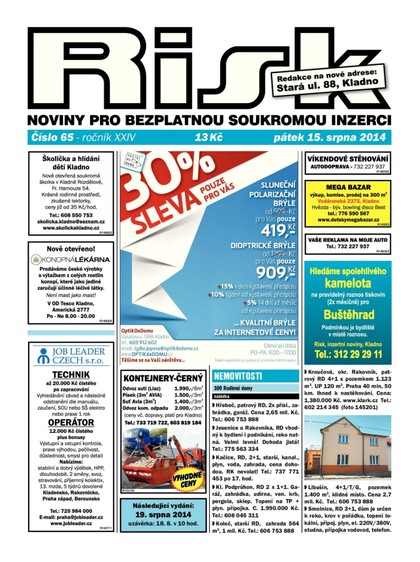 E-magazín Risk 65/2014 - Risk