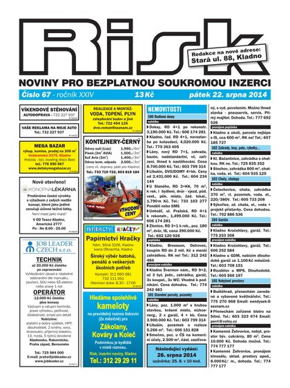 E-magazín Risk 67/2014 - Risk
