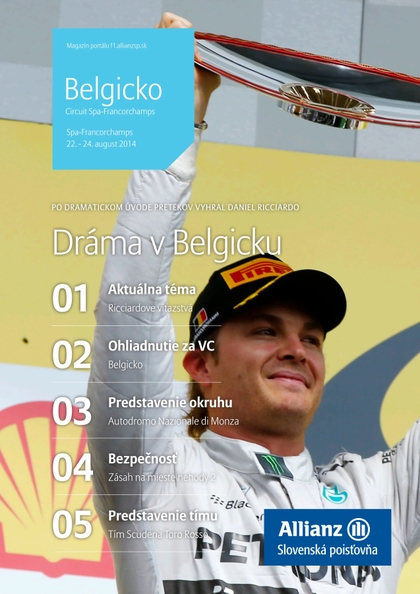 E-magazín Magazín F1 11/2014 - Allianz - Slovenská poisťovňa, a.s.