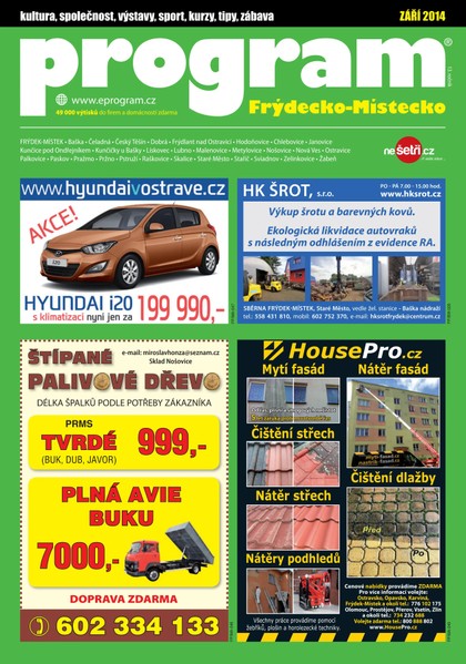 E-magazín Program FM 9-2014 - NAKLADATELSTVÍ MISE, s.r.o.
