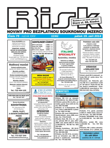 E-magazín Risk 75/2014 - Risk