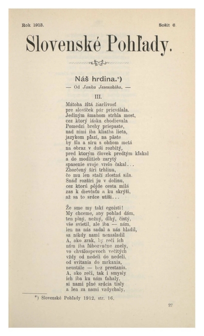 E-magazín Slovenské pohľady 2/1913 - Slovenská národná knižnica