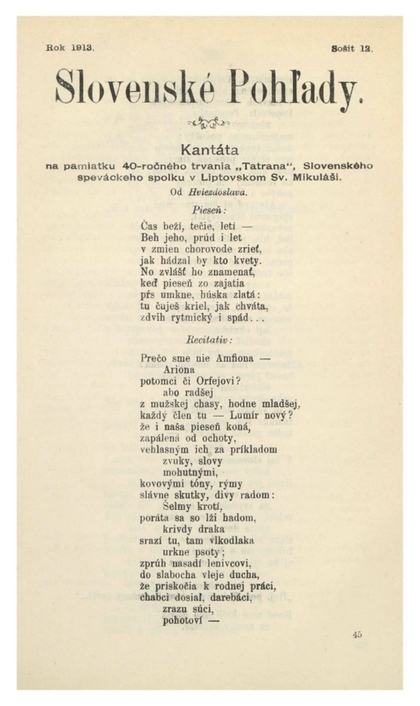 E-magazín Slovenské pohľady 6/1913 - Slovenská národná knižnica