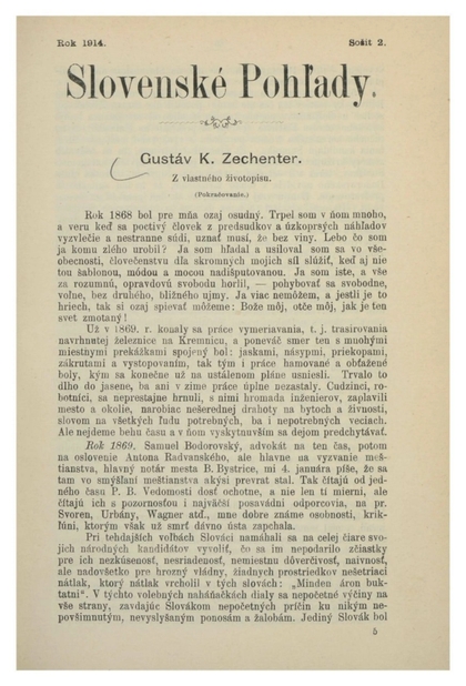 E-magazín Slovenské pohľady  3/1914 - Slovenská národná knižnica